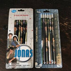 LAST CALL!  Disney Jonas Brothers Themed Pencils - Collectors items.  New